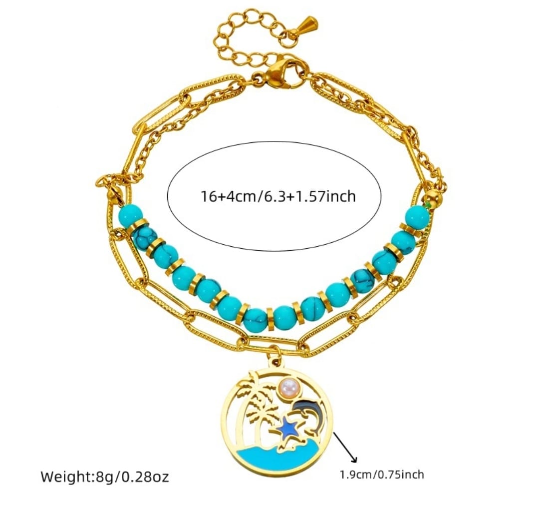 Set de pulsera y collar