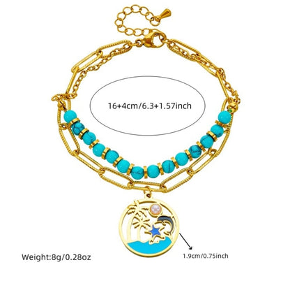 Set de pulsera y collar